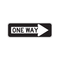 R6-1R One Way( Right Arrow) Signs - 24x8