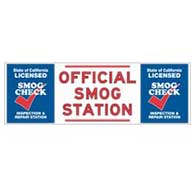 California SMOG Station Banner - Inspection And Repair Station - 72x24