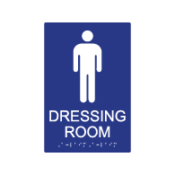 ADA Mens Dressing Room Sign - 6x9