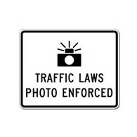 R10-18-MOD Traffic Laws Photo Enforced Sign - 30x24