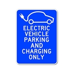 Post Informational Signs for Hybrid Electric Vehicle’ Charging Stations