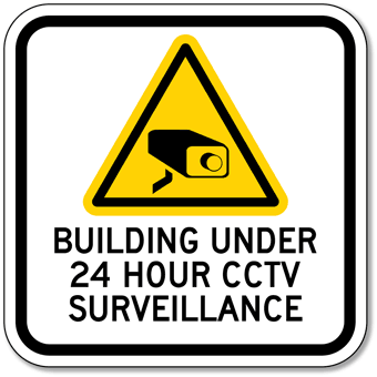 this building is under cctv surveillance