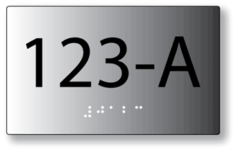 Braille Labels - ADA Compliant Grade 2 Domed Braille Strips