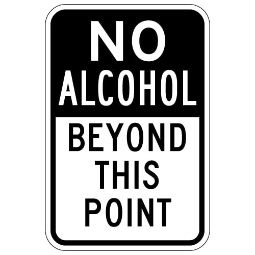 no alcohol clipart black and white