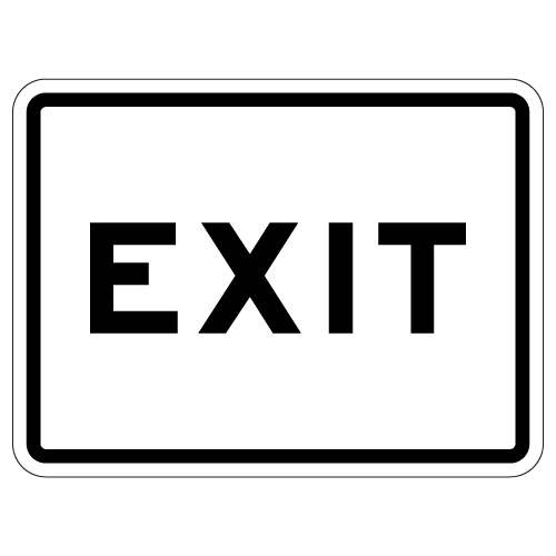 nice exit signs